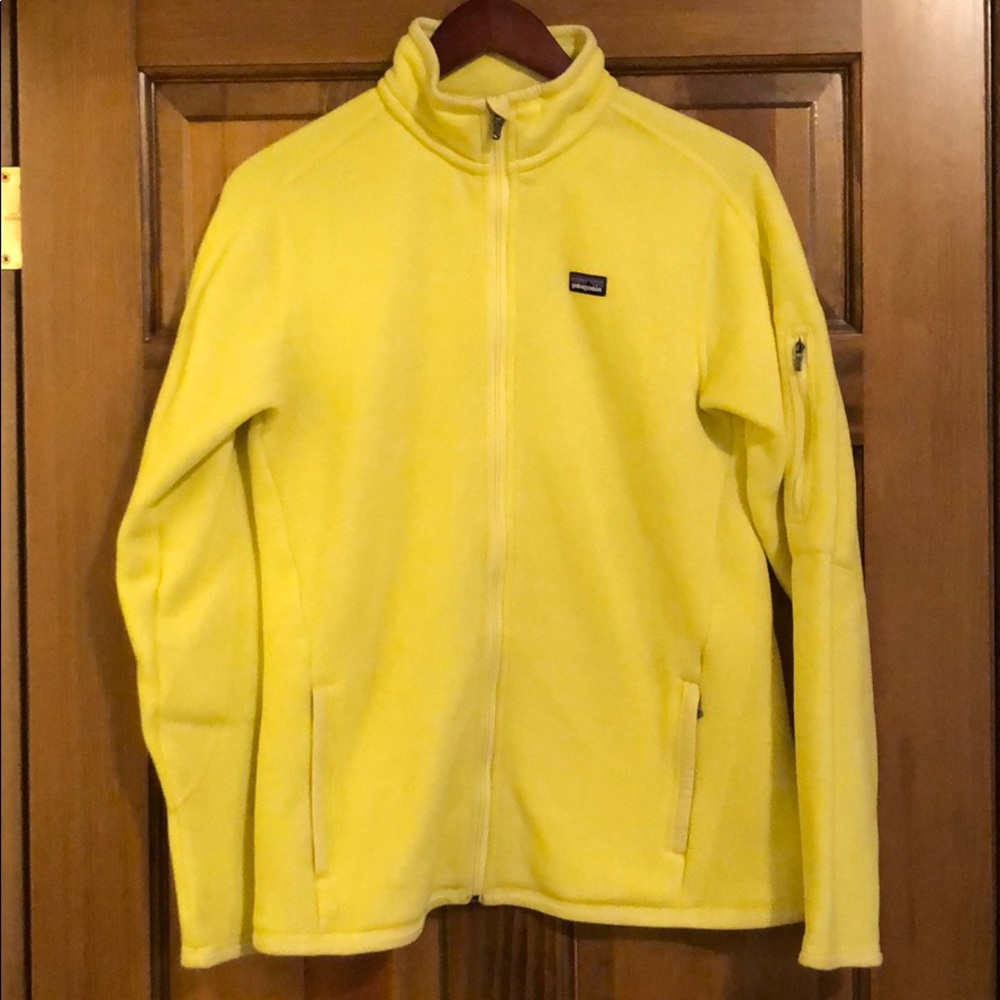 Patagonia W’s Better Sweater in Neon Yellow